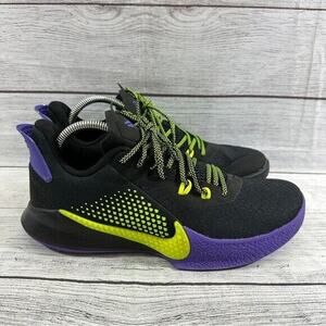 Nike Mamba Fury Kobe Bryant Low Top Sneakers CK2087 003 Black,Lemon Venom Sz.8.5
